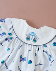 Tunic and shorts with bunnies and embroidery | 3-6 months