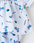 Tunic and shorts with bunnies and embroidery | 3-6 months
