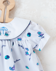 Tunic and shorts with bunnies and embroidery | 3-6 months