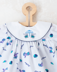 Tunic and shorts with bunnies and embroidery | 3-6 months