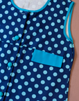 Blue Polka Dot Suit | Deadstock from the Seventies | 7-8 Years