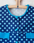 Blue Polka Dot Suit | Deadstock from the Seventies | 7-8 Years