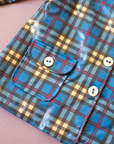 Plaid raincoat from Portugal | 8-9 years