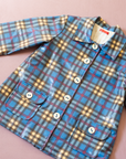 Plaid raincoat from Portugal | 8-9 years