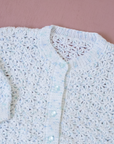 Light blue knitted cardigan | 4-5 years