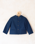 French Tailored Blue Jacket | French Dead Stock | 3-4 Years