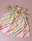 שמלה צבעונית עם פסים ולימונים | 9-12 חודשים