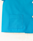 Tailored turquoise shirt from the 70s | 9-12 months