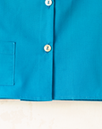 Tailored turquoise shirt from the 70s | 9-12 months