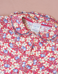 Red shirt with flowers and berries | 3-4 years