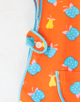 Sweet 60s apron with apples and pears | 3-5 years