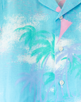 Tropical button-up shirt in pastel colors | 4-5 years
