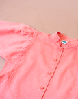 חולצה ורודה ארוכה עם שרוולים רחבים | 18-24 חודשים