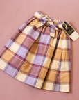 Beautiful plaid skirt | French deadstock from the seventies | 6-7 years