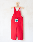 Red overalls with a drum | Deadstock from the Sixties | 2-3 years