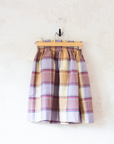 Beautiful plaid skirt | French deadstock from the seventies | 6-7 years