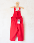 Red overalls with a drum | Deadstock from the Sixties | 2-3 years