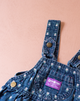 Oshkosh Floral Denim Overall Dress | 12-18 Months