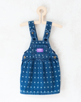 Oshkosh Floral Denim Overall Dress | 12-18 Months