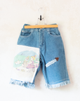 Bermuda jeans with summer patch | 4-5 years