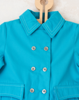 ז׳קט צרפתי מחויט בצבע טורקיז | 2-3 שנים
