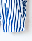 מכנסי ברמודה לבנים עם פסים כחולים | 5-6 שנים