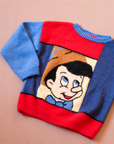 סוודר צבעוני עם פינוקיו | 5-6 שנים