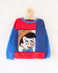 סוודר צבעוני עם פינוקיו | 5-6 שנים