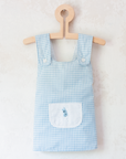 Reversible tank top with embroidery and lace | 3-4 years