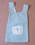 Reversible tank top with embroidery and lace | 3-4 years