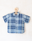 Short button-up denim shirt | 3-4 years