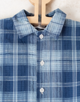 Short button-up denim shirt | 3-4 years