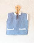 Striped and pocketed tank top | 12-18 months