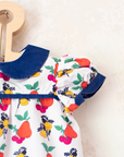 French tunic with colorful fruits | 3-6 months
