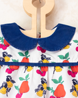French tunic with colorful fruits | 3-6 months