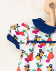 French tunic with colorful fruits | 3-6 months