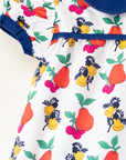 French tunic with colorful fruits | 3-6 months