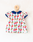French tunic with colorful fruits | 3-6 months