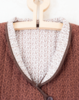 Gorgeous cotton top in shades of brown | 10-11 years