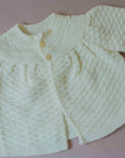 Knitted top in light yellow | 3-6 months
