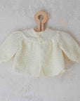 Knitted top in light yellow | 3-6 months