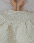 Knitted top in light yellow | 3-6 months