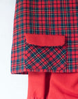 Red Plaid Set | Dead Stock from the Sixties | 18-24 Months