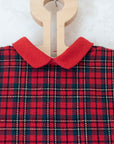 Red Plaid Set | Dead Stock from the Sixties | 18-24 Months