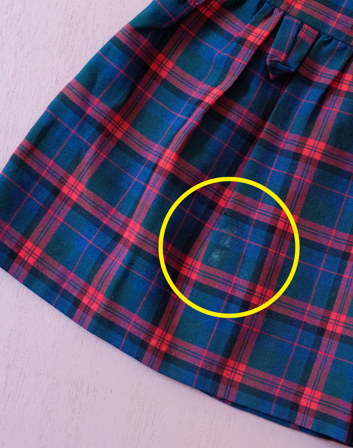 French plaid dress | 5-6 years