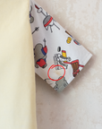 Upcycled shirt with Babar the King | 2-3 years