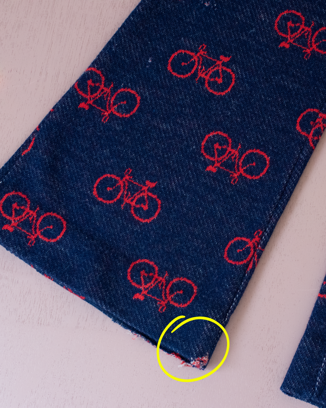 סט כחול עם אופניים אדומים | 5-6 שנים