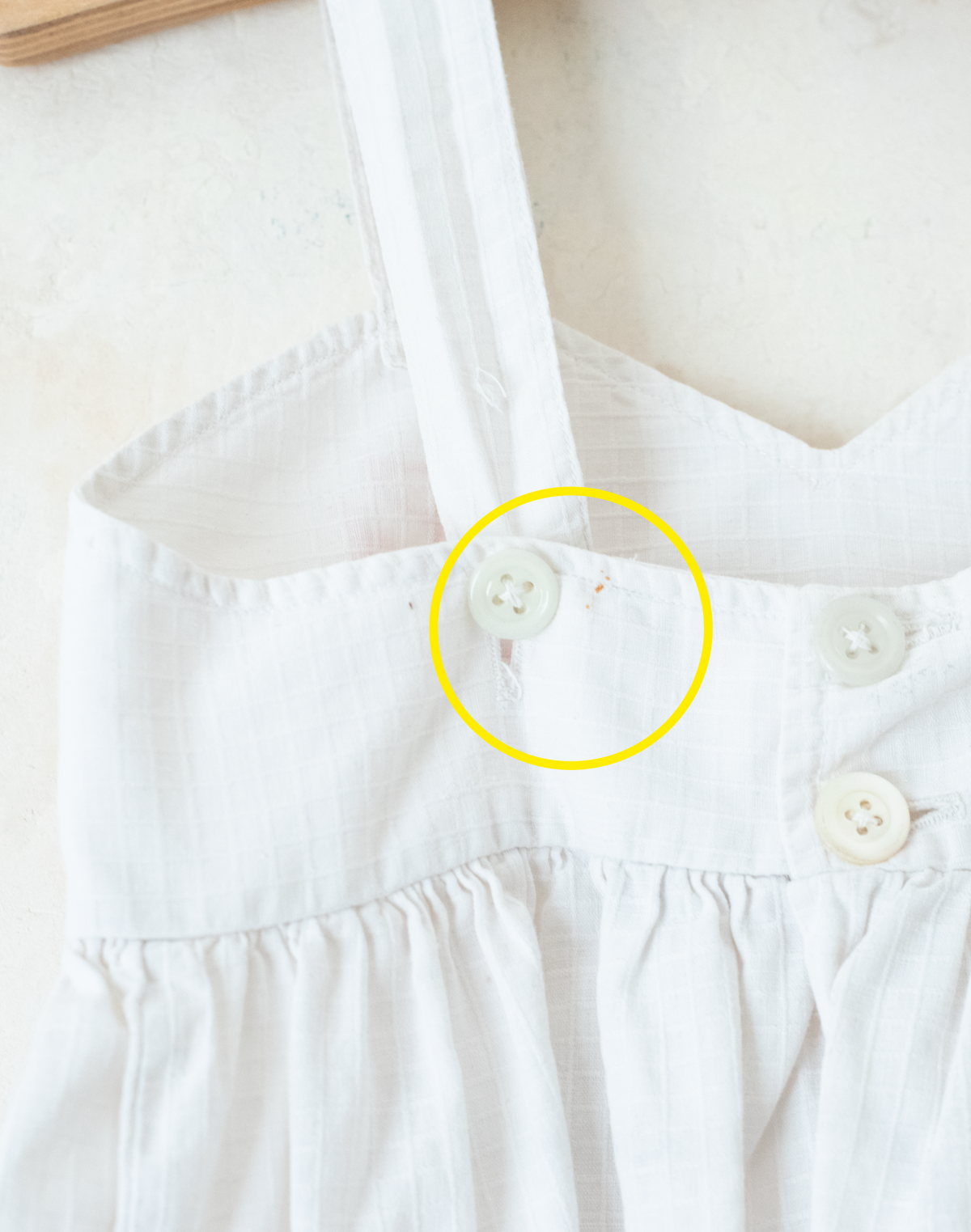 White 1950s Tunic with Embroidered Sailboats | 9-12 Months