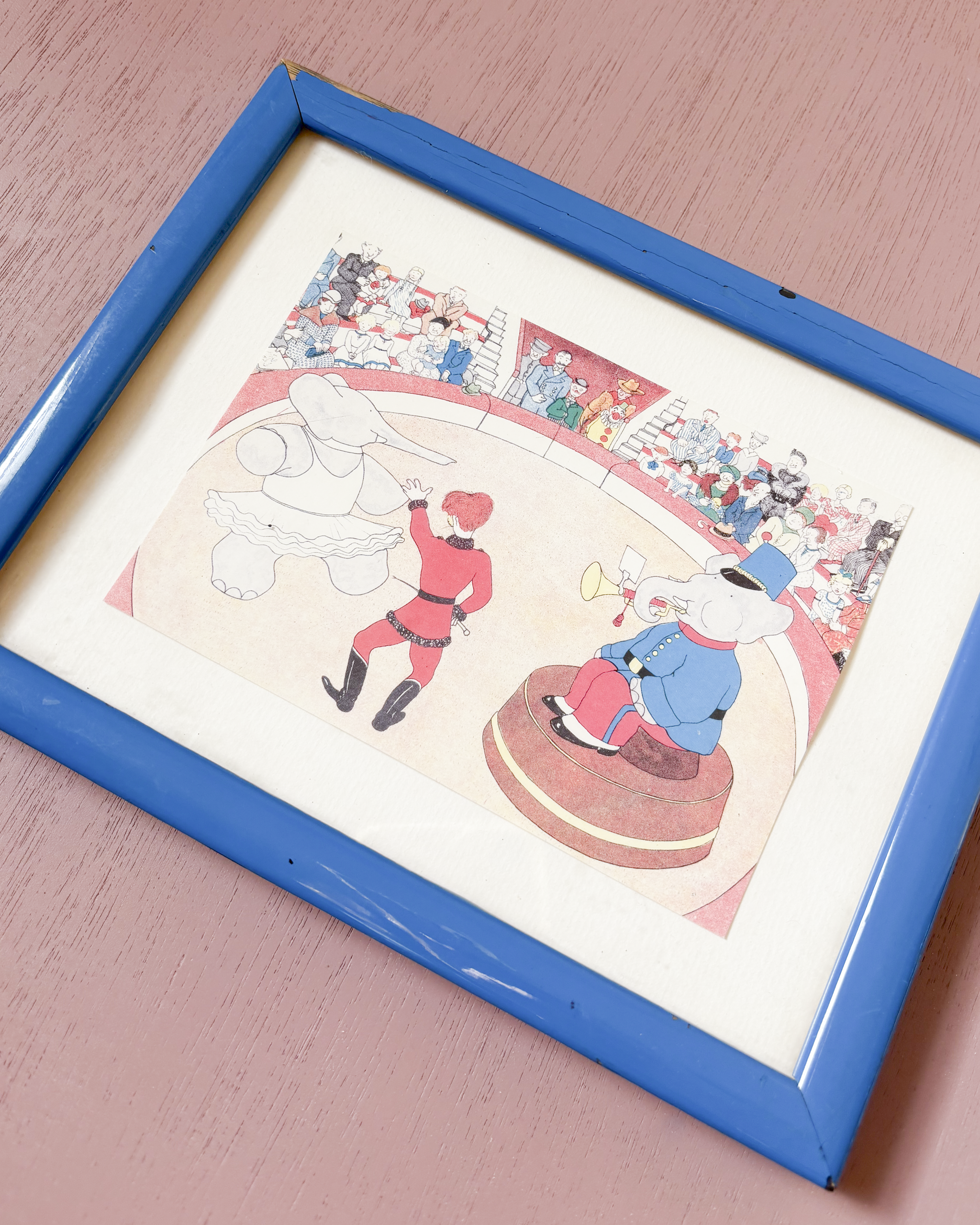 גלויה ממוסגרת | המלך בבר בקרקס