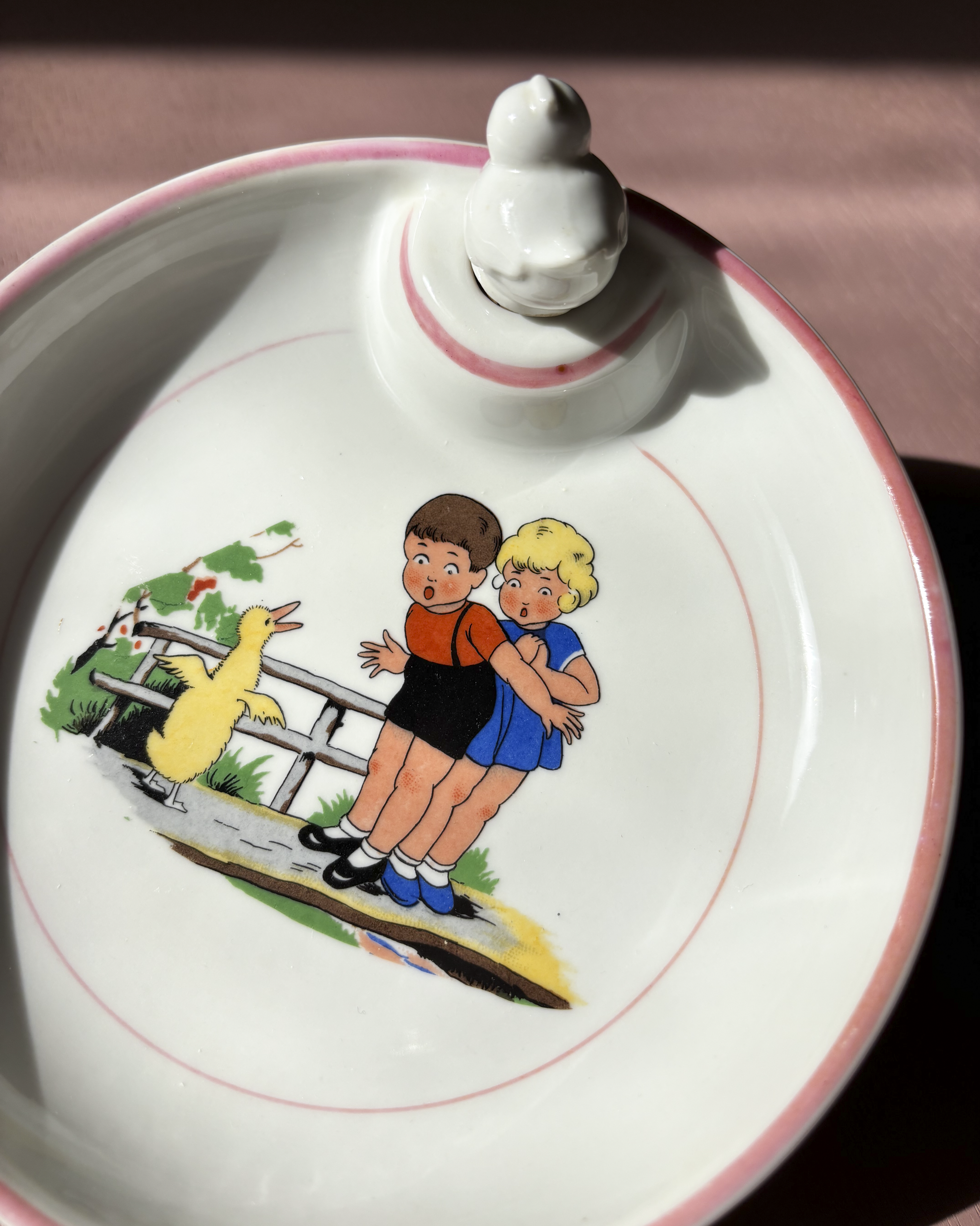 קערת דייסה מפורצלן | מפגש עם אווז